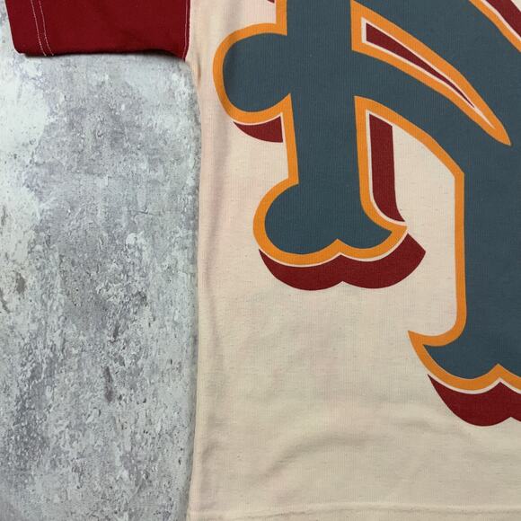 Vintage Underground Railroad New York Cubans Shirt Men Medium Beige Negro League - Picture 5 of 14